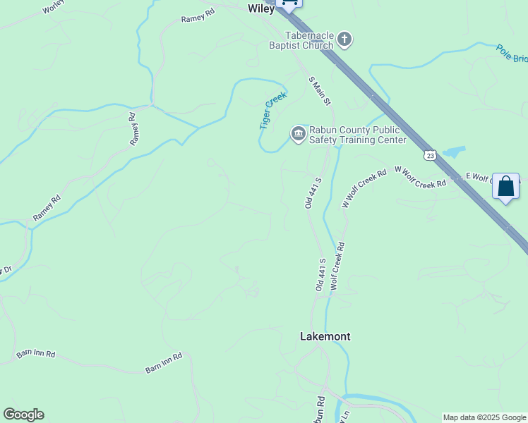 map of restaurants, bars, coffee shops, grocery stores, and more near 141 South Main Street in Lakemont