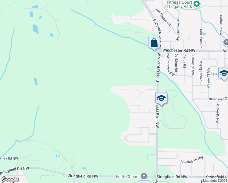map of restaurants, bars, coffee shops, grocery stores, and more near 3713 Fox Trail Circle Northwest in Huntsville