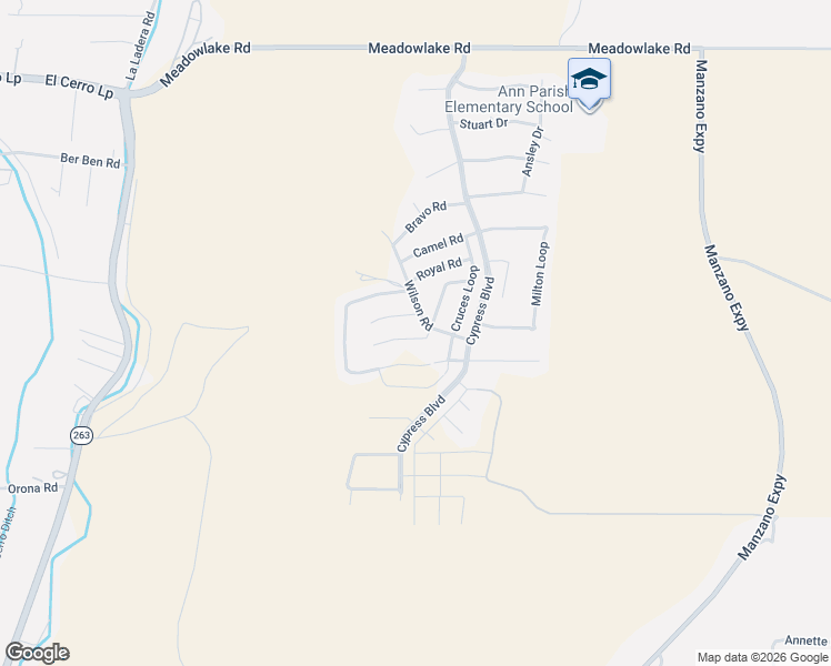 map of restaurants, bars, coffee shops, grocery stores, and more near 6 Parador Road in Los Lunas