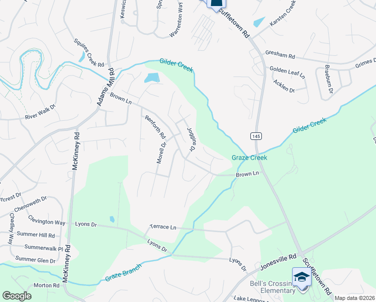 map of restaurants, bars, coffee shops, grocery stores, and more near 3 Joggins Drive in Simpsonville