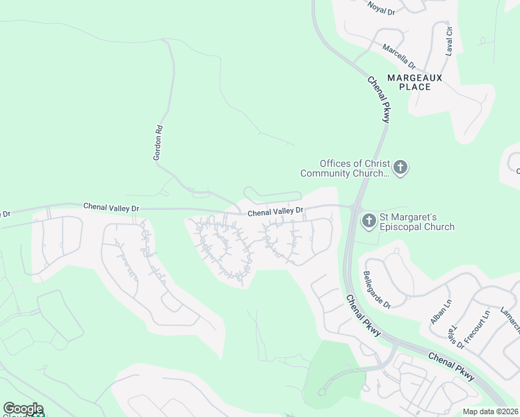 map of restaurants, bars, coffee shops, grocery stores, and more near 23101 Chenal Valley Drive in Little Rock