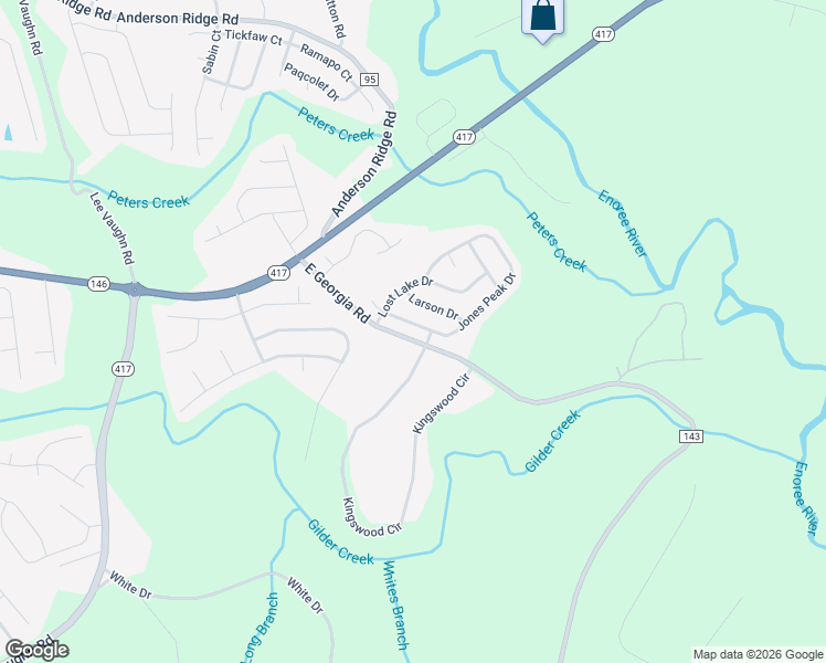map of restaurants, bars, coffee shops, grocery stores, and more near 104 Jones Peak Drive in Simpsonville