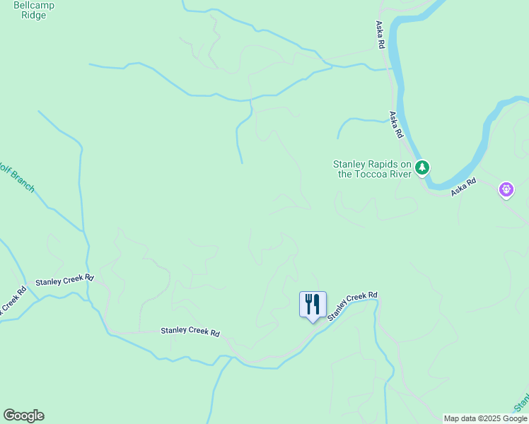 map of restaurants, bars, coffee shops, grocery stores, and more near 904 Racoon Road in Blue Ridge