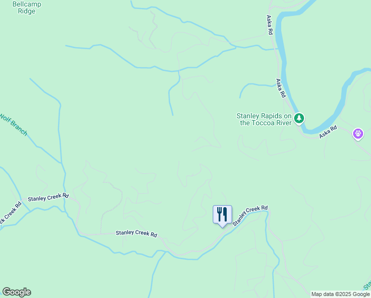 map of restaurants, bars, coffee shops, grocery stores, and more near 904 Racoon Road in Blue Ridge