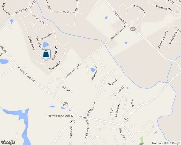 map of restaurants, bars, coffee shops, grocery stores, and more near 135 Haven Rest in Easley