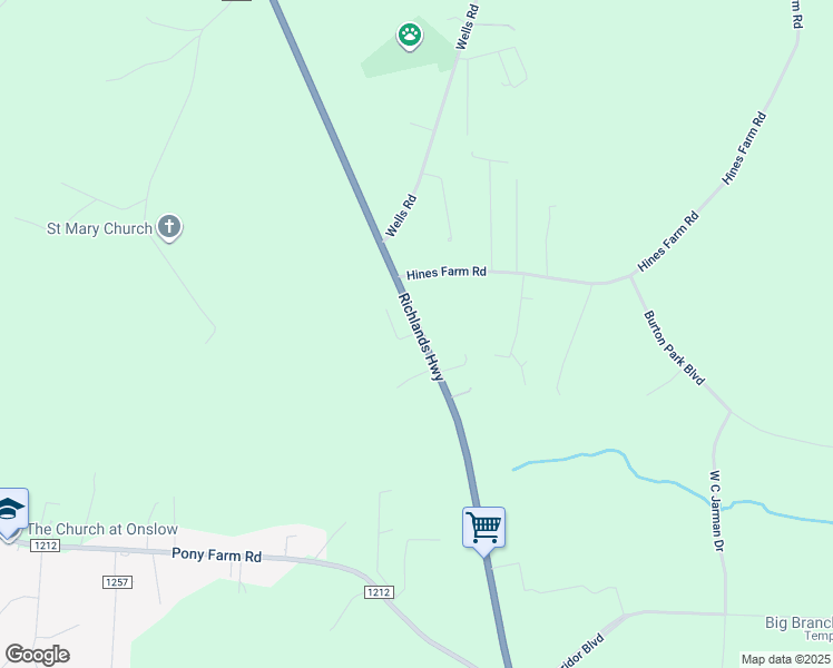 map of restaurants, bars, coffee shops, grocery stores, and more near 107 Gold Lane in Jacksonville