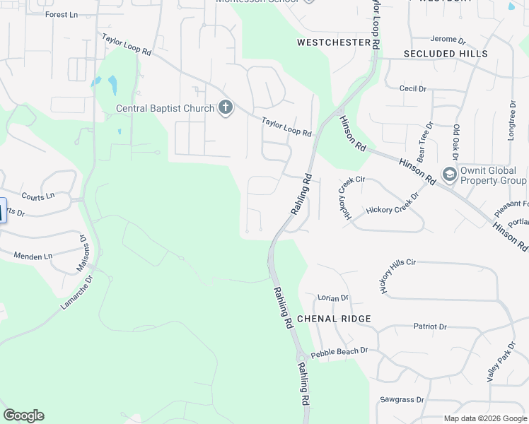 map of restaurants, bars, coffee shops, grocery stores, and more near 8 Ridgefield Court in Little Rock