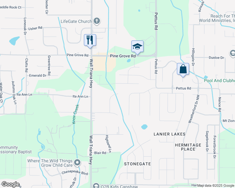 map of restaurants, bars, coffee shops, grocery stores, and more near 123 Meadow Pond Lane in Madison