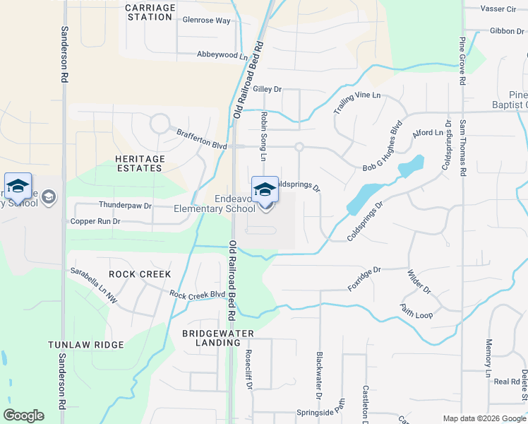 map of restaurants, bars, coffee shops, grocery stores, and more near 1997 Old Railroad Bed Road in Harvest