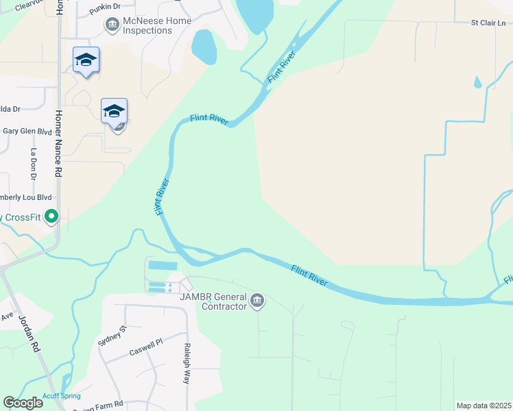 map of restaurants, bars, coffee shops, grocery stores, and more near in Huntsville