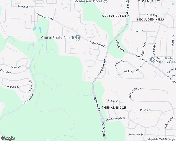 map of restaurants, bars, coffee shops, grocery stores, and more near 8 Ridgefield Court in Little Rock