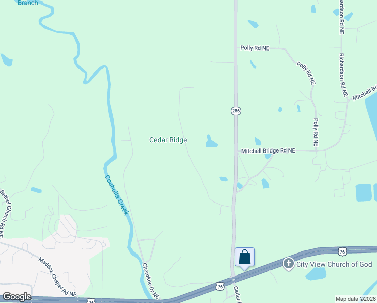 map of restaurants, bars, coffee shops, grocery stores, and more near 1263 Rollins Ketchum Road in Dalton