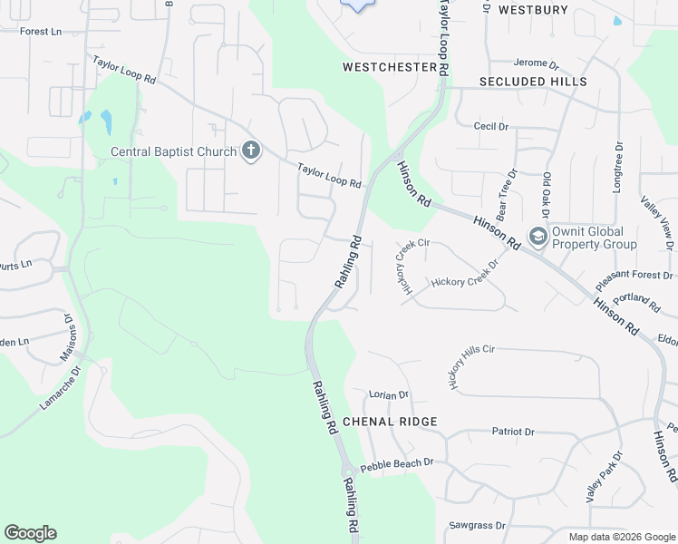 map of restaurants, bars, coffee shops, grocery stores, and more near 2 Mount Pilot Court in Little Rock