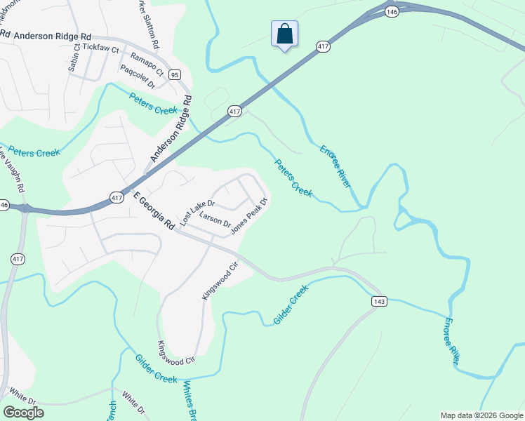 map of restaurants, bars, coffee shops, grocery stores, and more near 3010 East Georgia Road in Simpsonville