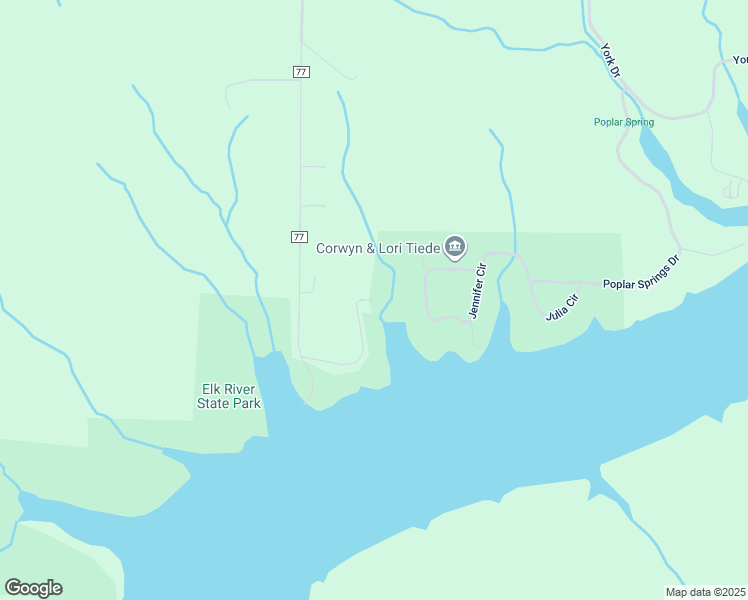 map of restaurants, bars, coffee shops, grocery stores, and more near Elk River Drive in Lauderdale County