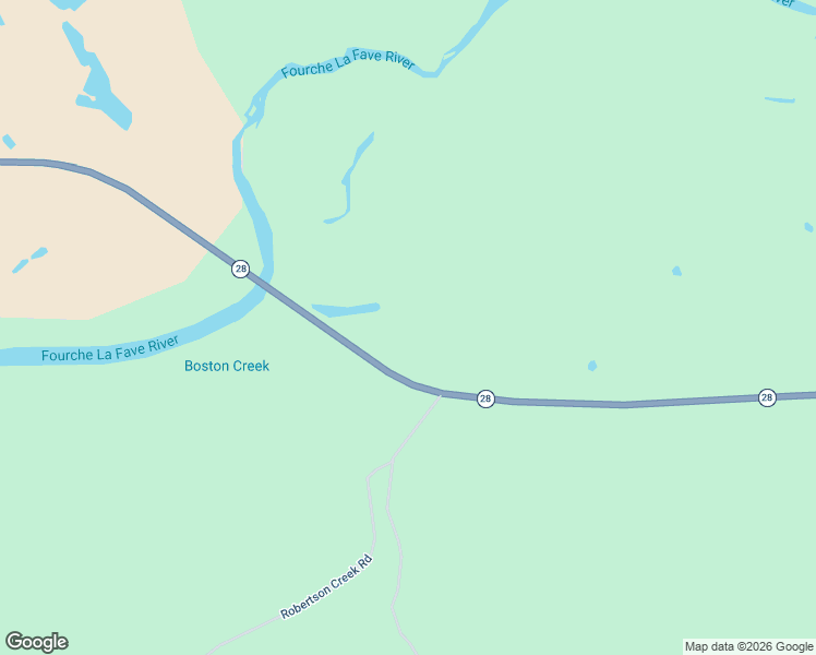 map of restaurants, bars, coffee shops, grocery stores, and more near 13556 Arkansas 28 in Parks