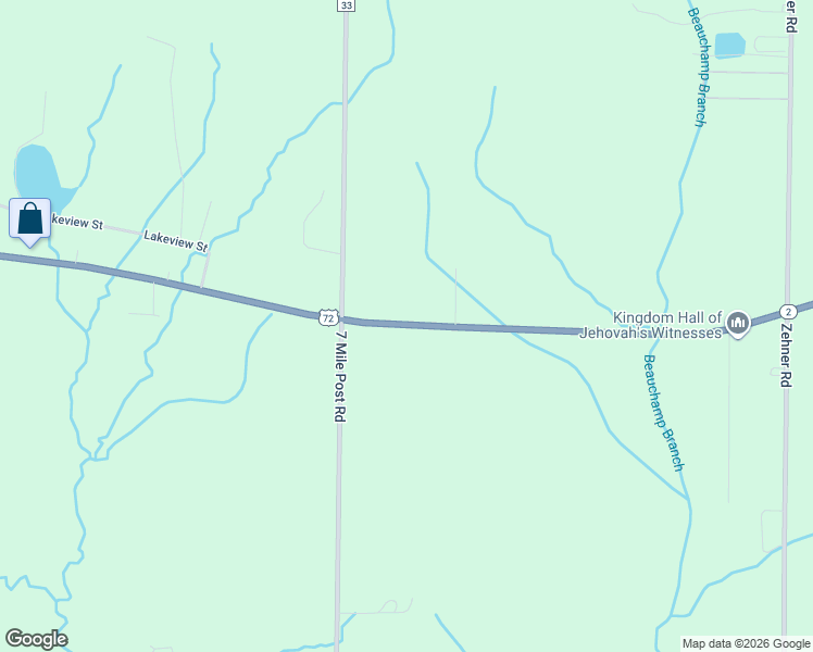 map of restaurants, bars, coffee shops, grocery stores, and more near Highway 72 in Athens