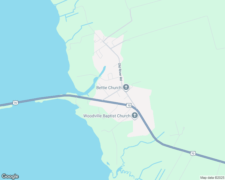 map of restaurants, bars, coffee shops, grocery stores, and more near 143 Arthur Road in Beaufort