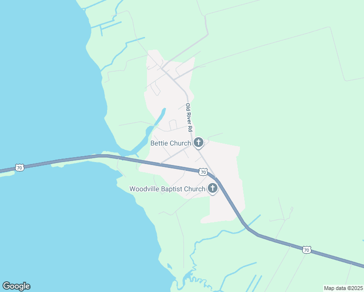 map of restaurants, bars, coffee shops, grocery stores, and more near 143 Arthur Road in Beaufort