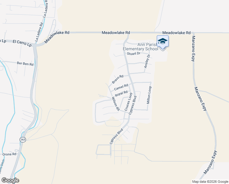 map of restaurants, bars, coffee shops, grocery stores, and more near 20 Camel Road in Los Lunas