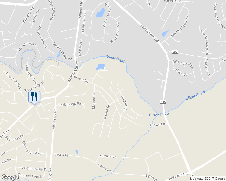 map of restaurants, bars, coffee shops, grocery stores, and more near 306 Stillwater Court in Simpsonville