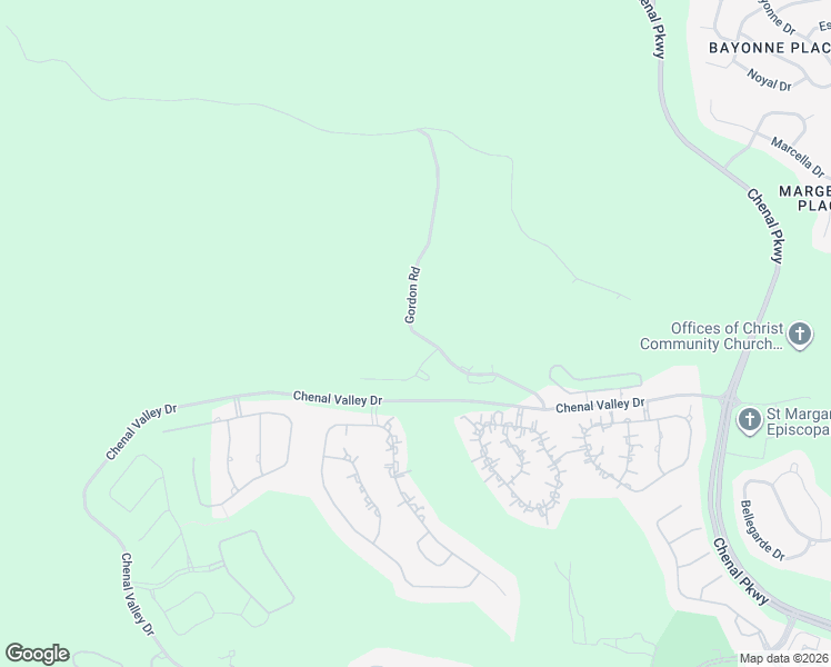 map of restaurants, bars, coffee shops, grocery stores, and more near 2784 Gordon Road in Little Rock