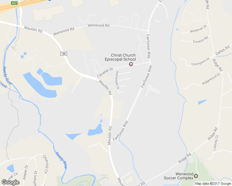 map of restaurants, bars, coffee shops, grocery stores, and more near 42 Huntsfield Drive in Greenville