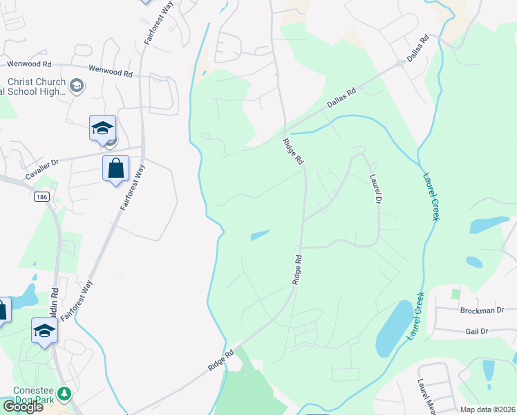 map of restaurants, bars, coffee shops, grocery stores, and more near 531 Ridgewood Drive in Greenville