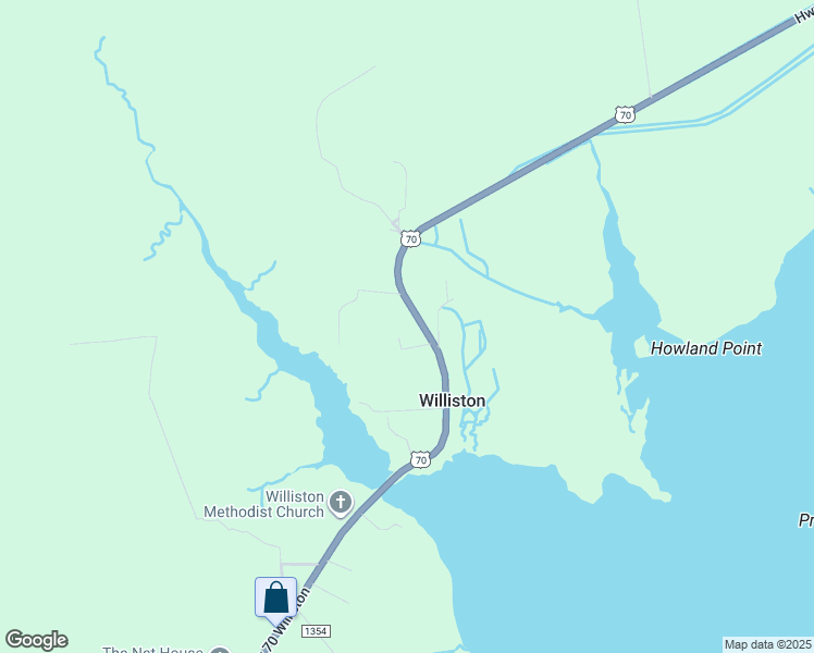map of restaurants, bars, coffee shops, grocery stores, and more near 699 Highway 70 Williston in Williston