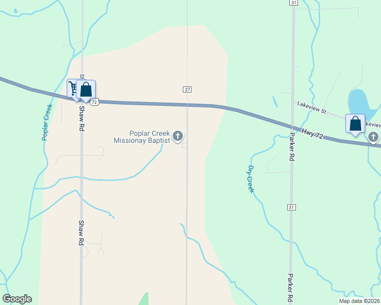 map of restaurants, bars, coffee shops, grocery stores, and more near 15996 Popular Creek Rd in Athens
