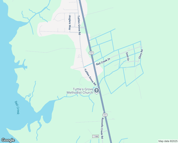 map of restaurants, bars, coffee shops, grocery stores, and more near 174 Tuttles Grove Road in Beaufort