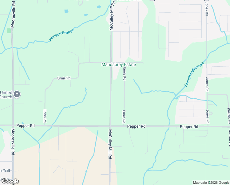 map of restaurants, bars, coffee shops, grocery stores, and more near 16312 McCulley Mill Road in Athens
