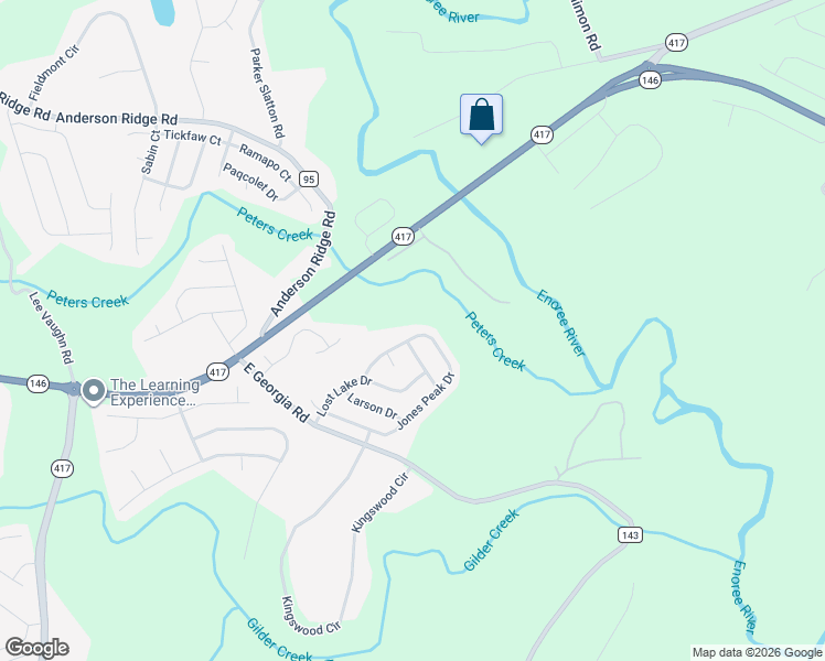 map of restaurants, bars, coffee shops, grocery stores, and more near 456 Jones Peak Drive in Simpsonville