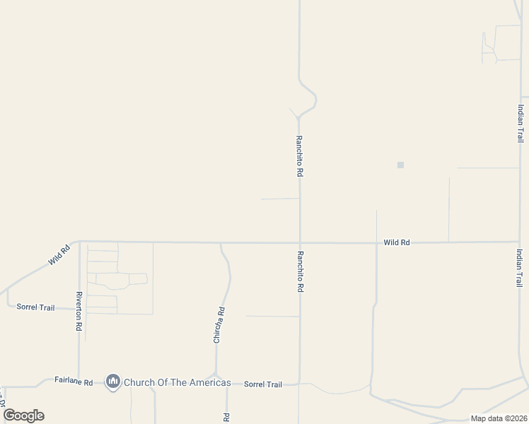 map of restaurants, bars, coffee shops, grocery stores, and more near 16736 Wild Road in Helendale