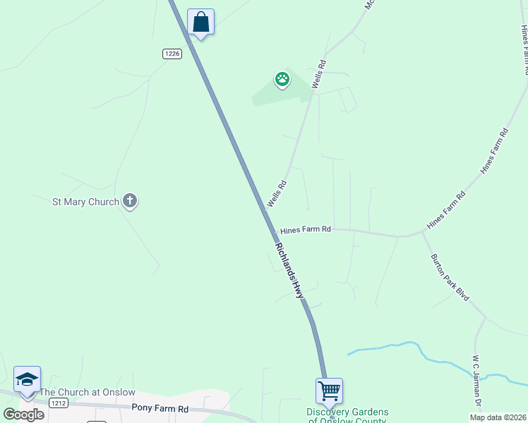 map of restaurants, bars, coffee shops, grocery stores, and more near 901 Wells Road in Jacksonville