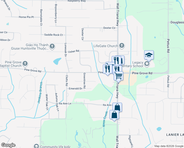 map of restaurants, bars, coffee shops, grocery stores, and more near 451 Pine Grove Road in Madison