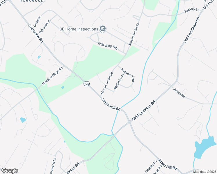 map of restaurants, bars, coffee shops, grocery stores, and more near 101 Harvard Common in Easley