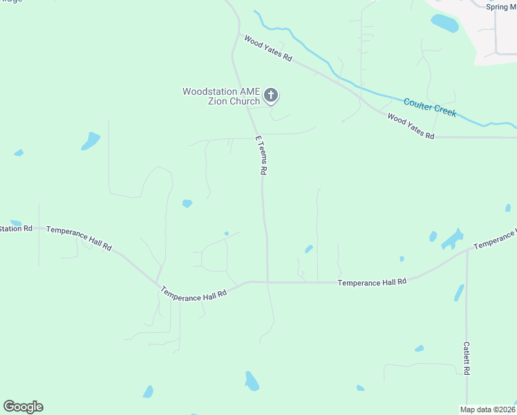 map of restaurants, bars, coffee shops, grocery stores, and more near 259 Teems Road in Ringgold