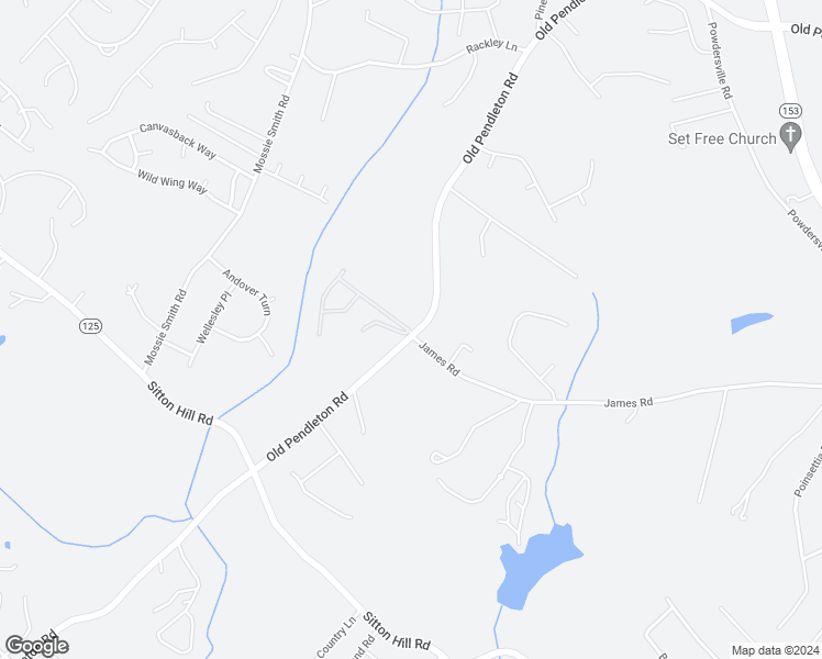 map of restaurants, bars, coffee shops, grocery stores, and more near 100 Denise Road in Powdersville