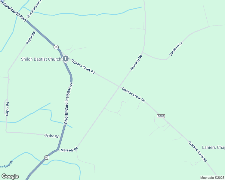 map of restaurants, bars, coffee shops, grocery stores, and more near 230 Cypress Creek Road in Chinquapin