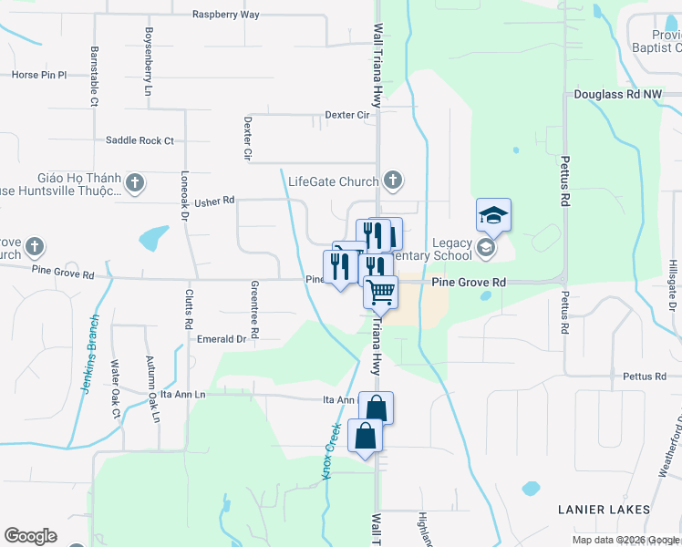 map of restaurants, bars, coffee shops, grocery stores, and more near 371 Pine Grove Road in Madison