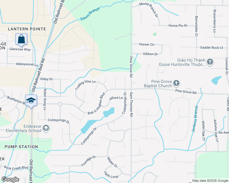 map of restaurants, bars, coffee shops, grocery stores, and more near 137 Alford Lane in Harvest
