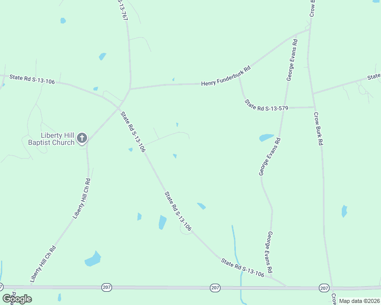 map of restaurants, bars, coffee shops, grocery stores, and more near 940 State Road S-13-106 in Pageland