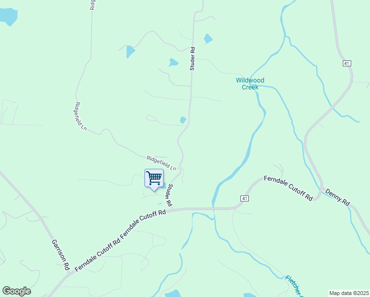 map of restaurants, bars, coffee shops, grocery stores, and more near 4103 Studer Road in Little Rock