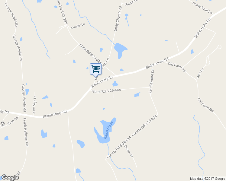 map of restaurants, bars, coffee shops, grocery stores, and more near 2489 State Road S-29-444 in Lancaster