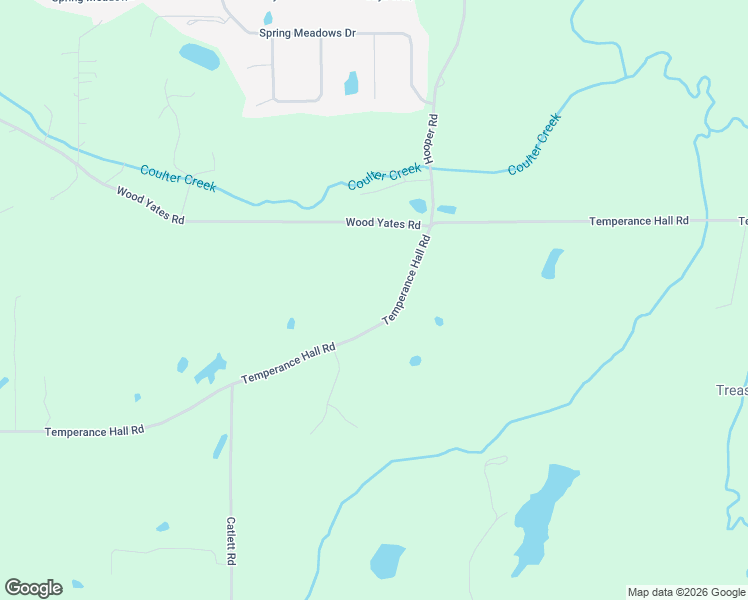 map of restaurants, bars, coffee shops, grocery stores, and more near 1282 Temperance Hall Road in Rock Spring