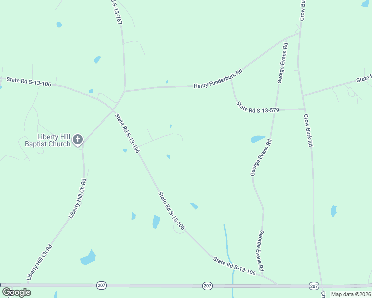 map of restaurants, bars, coffee shops, grocery stores, and more near 940 State Road S-13-106 in Pageland