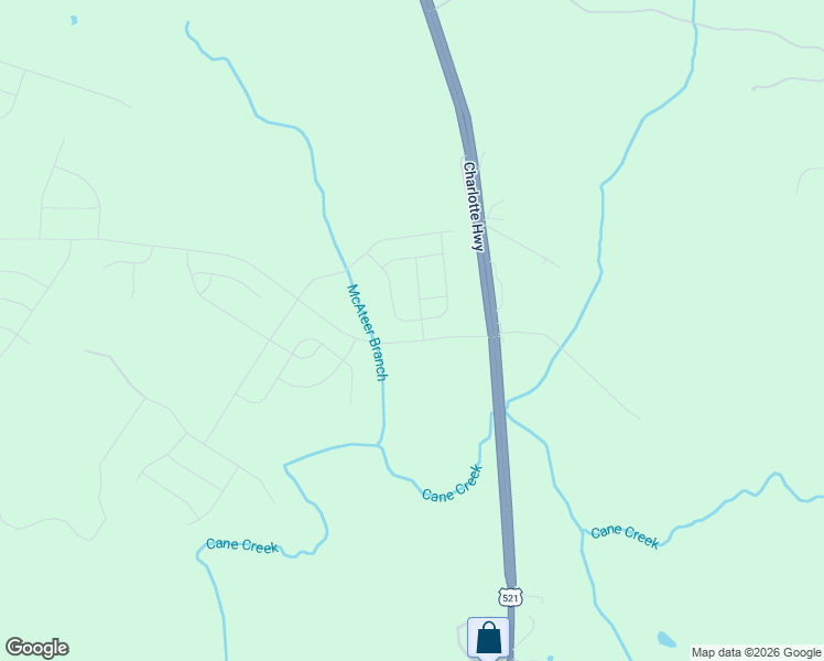 map of restaurants, bars, coffee shops, grocery stores, and more near 5412 Redbud Road in Lancaster