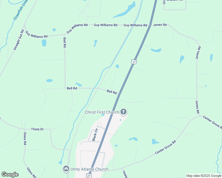 map of restaurants, bars, coffee shops, grocery stores, and more near 45 Summerfield Road in LaFayette