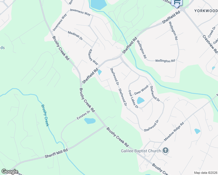 map of restaurants, bars, coffee shops, grocery stores, and more near 146 State Road S-39-133 in Easley